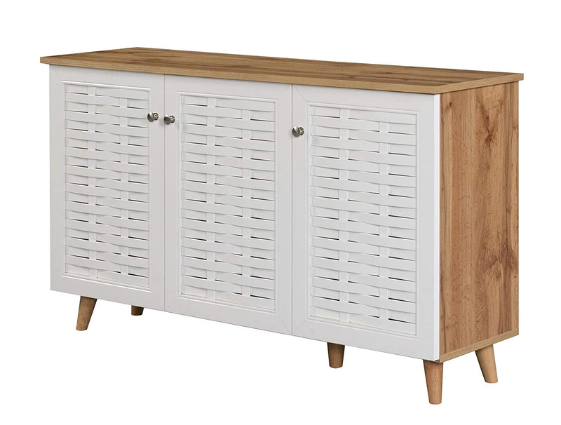 GLORIA Shoe Rack Wooden Storage Cabinet 3 Layer - OAK